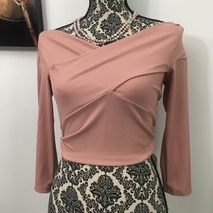 Forever21 pink knit top